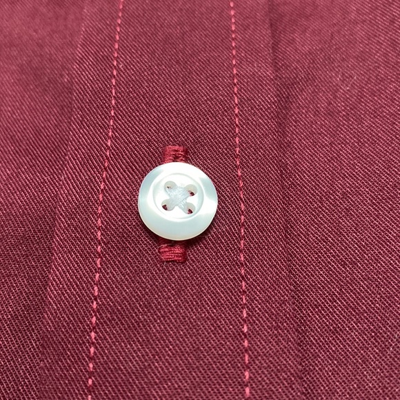 🎉HP🎉 Izod Button Down Shirt 💗 Maroon - Picture 12 of 16